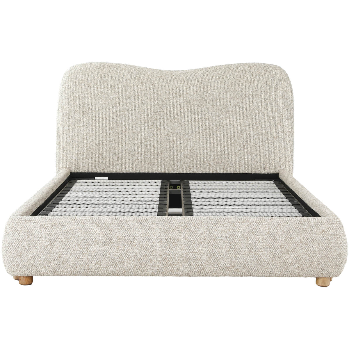 Positano Curved Upholstered Bed King Size