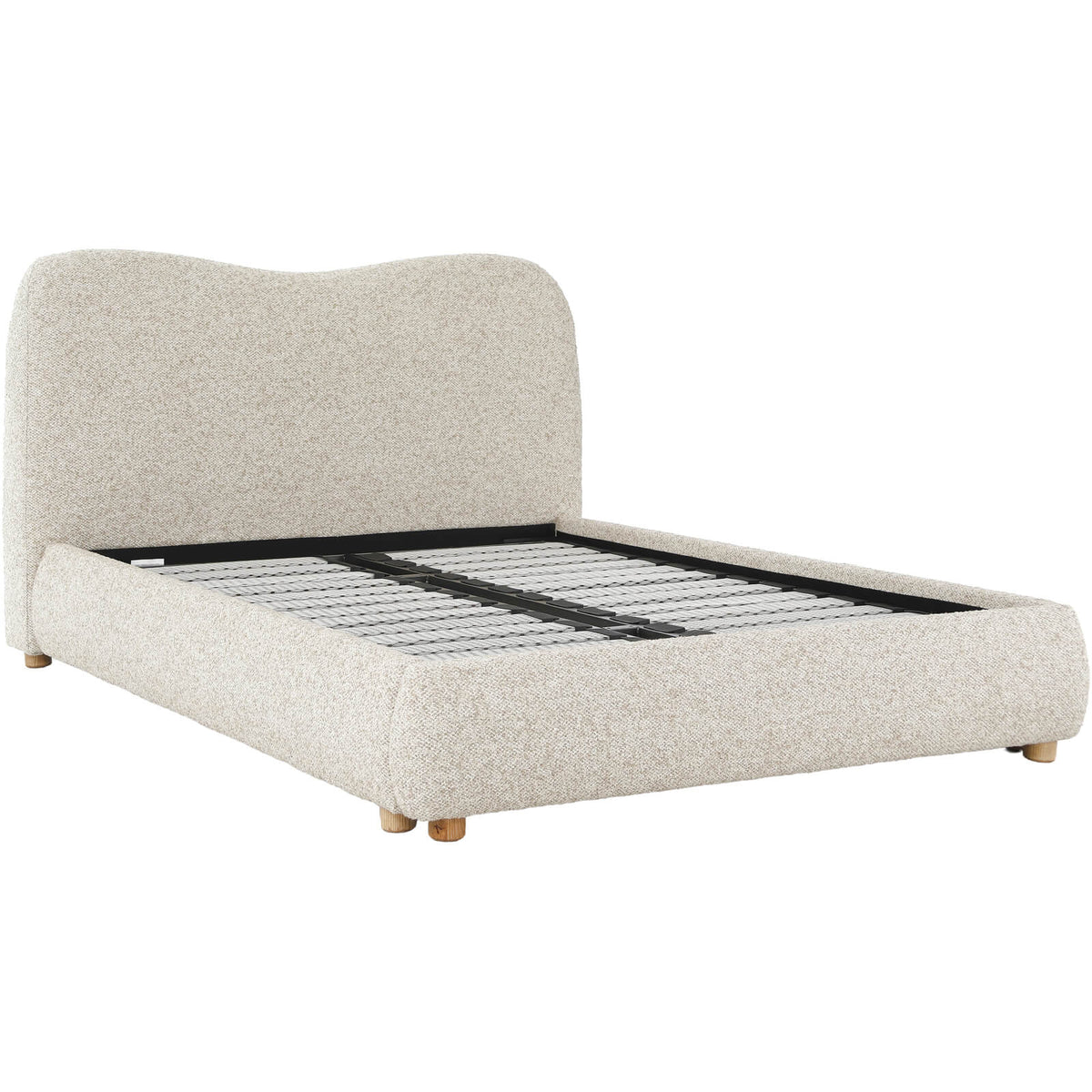 Positano Curved Upholstered Bed Super King