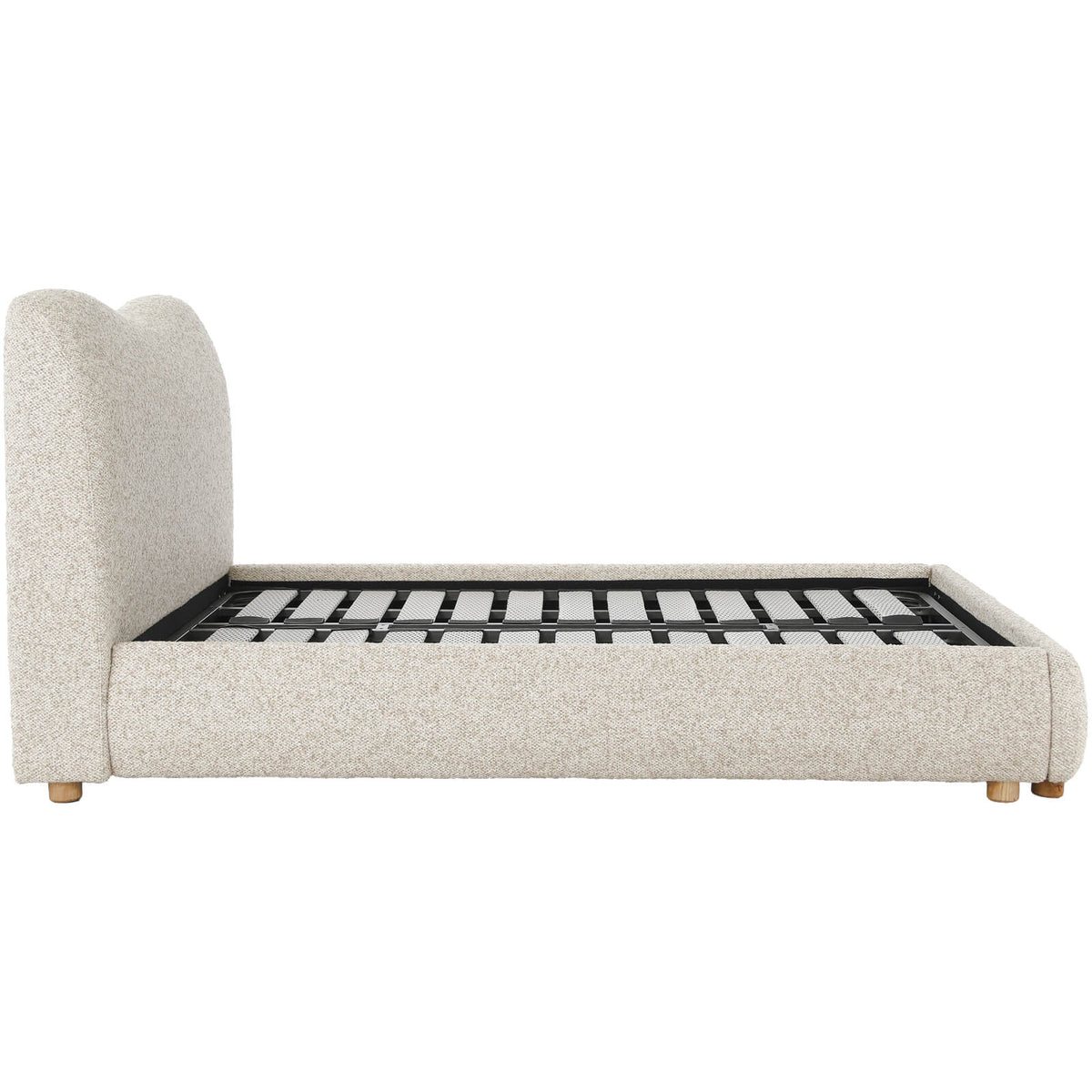Positano Curved Upholstered Bed Super King
