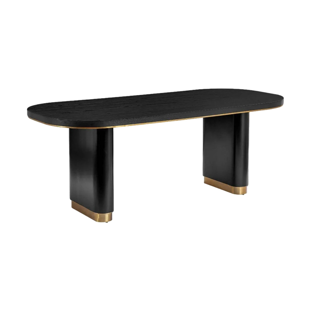 Liang & Eimil Chaplin Dining Table - Black Ash Veneer