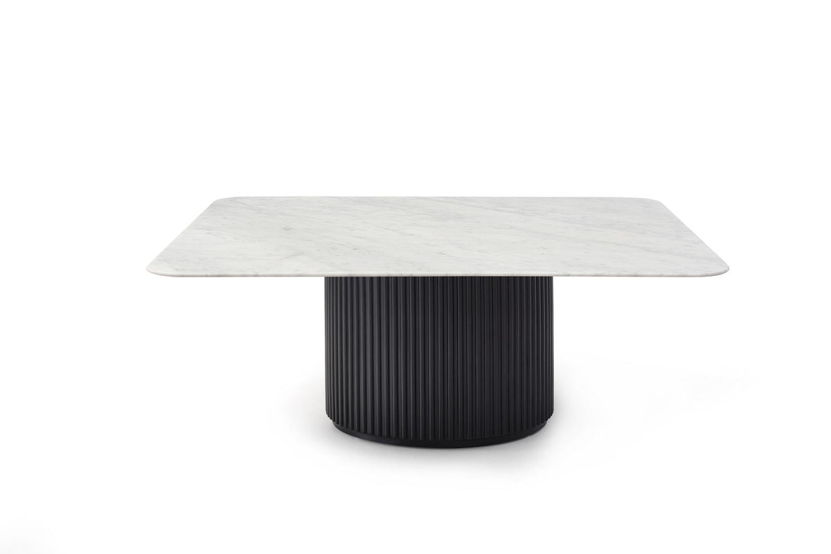 Lantine Marble Coffee Table -Matt Black