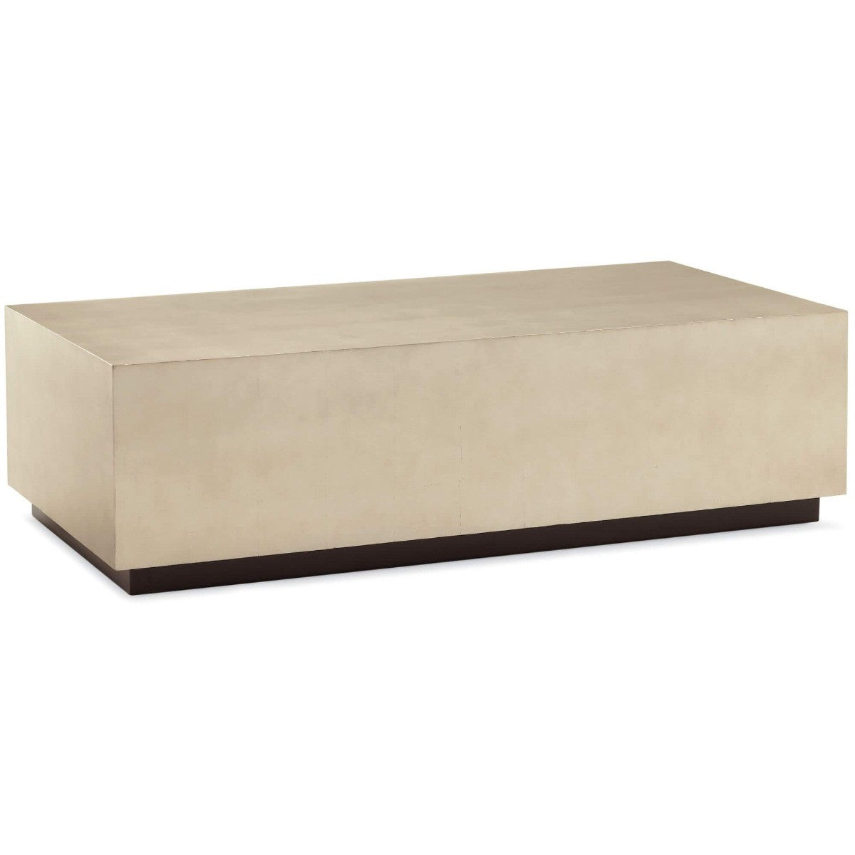 Lucca Silver Leaf Block Coffee Table