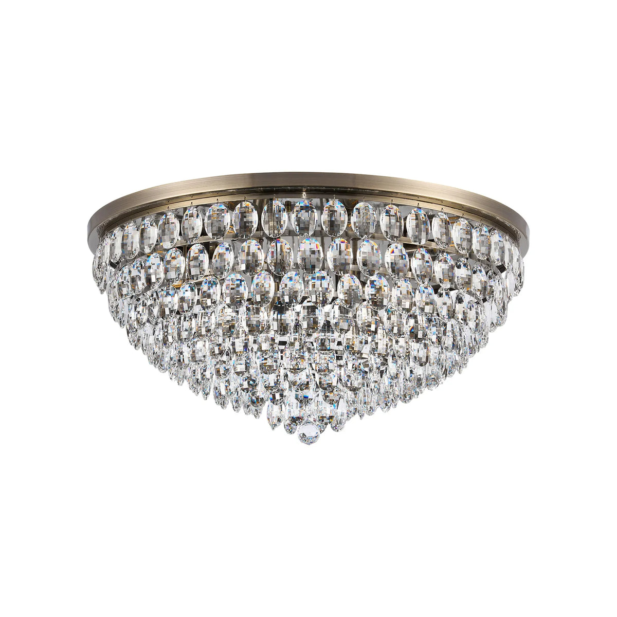 Orlune 80cm Flush Chandelier