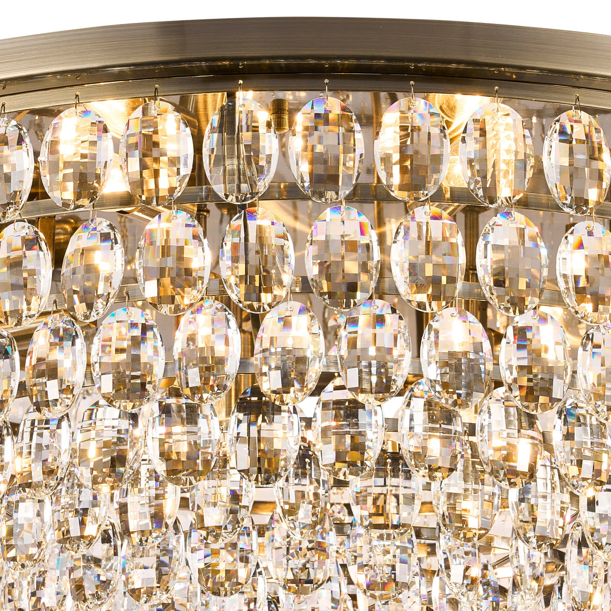 Orlune 80cm Flush Chandelier