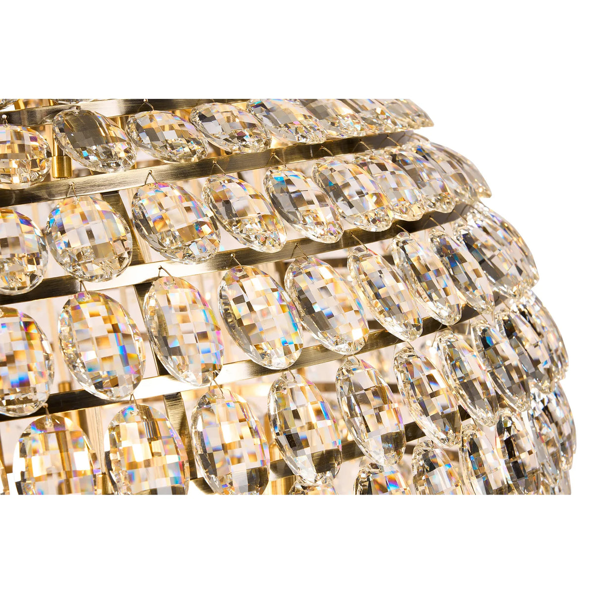 Orlune 80cm Flush Chandelier