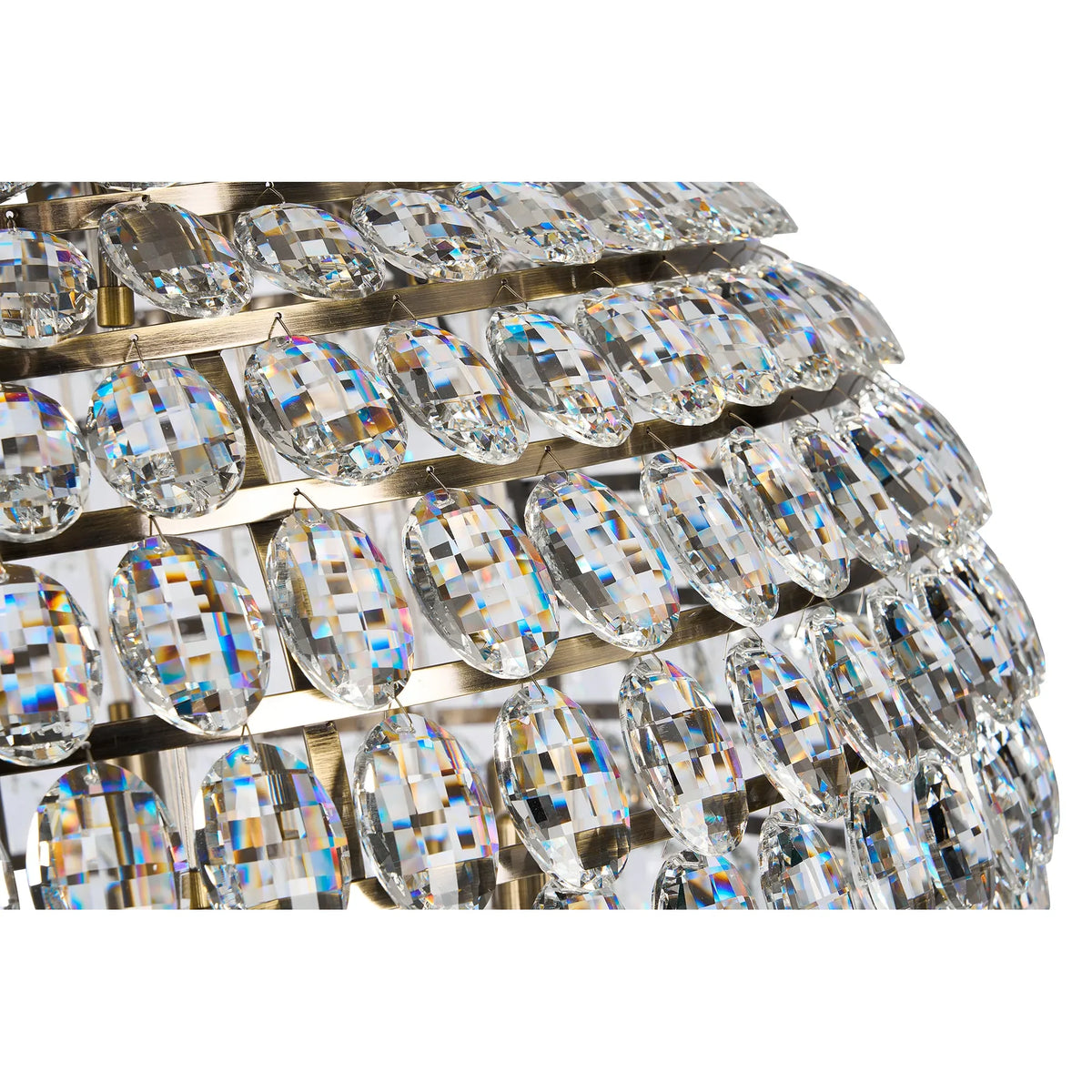 Orlune 80cm Flush Chandelier