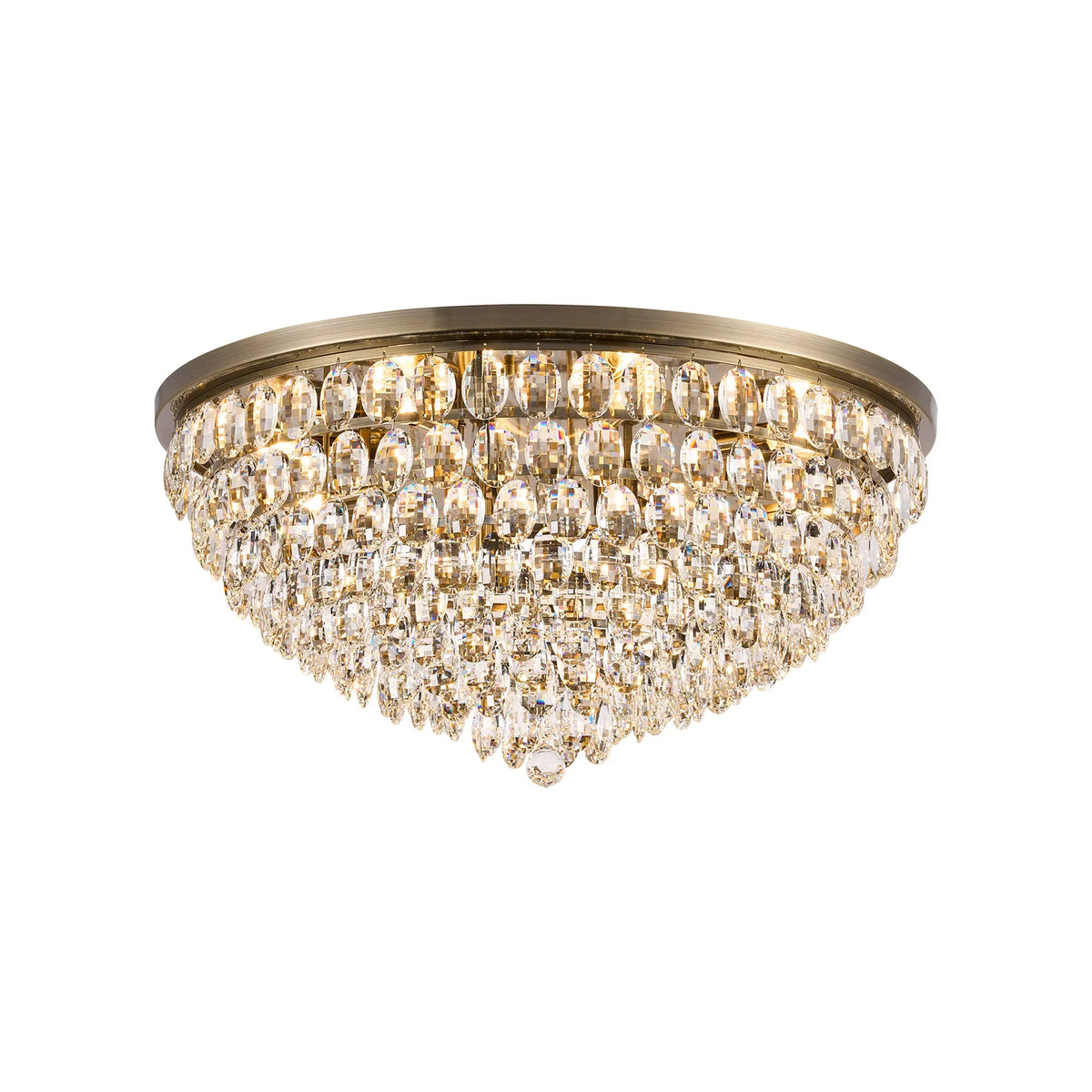 Orlune 80cm Flush Chandelier