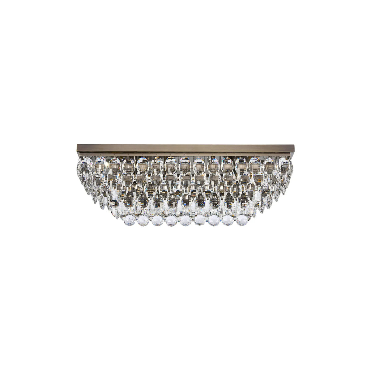 Orlune 70cm Linear Flush Chandelier