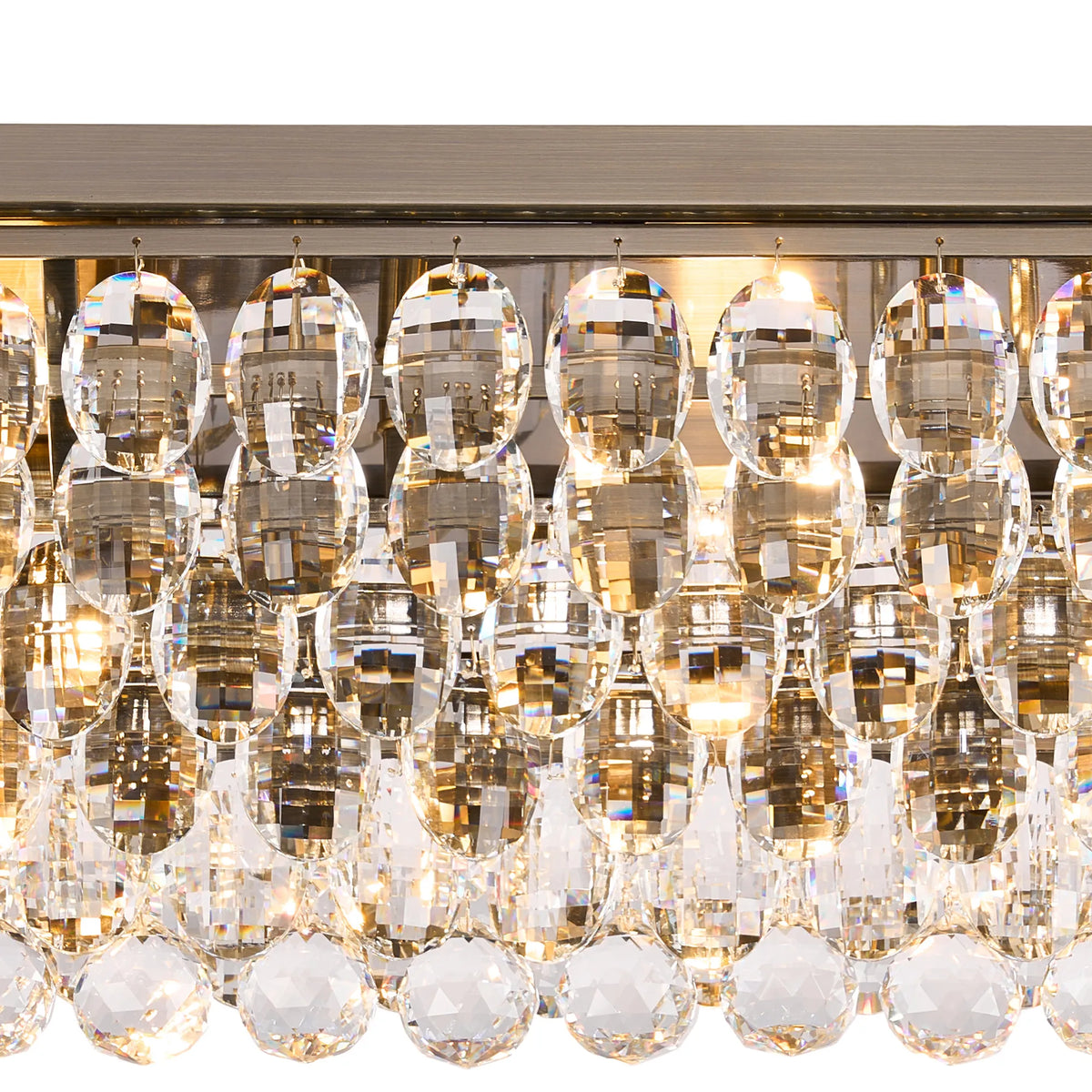 Orlune 70cm Linear Flush Chandelier