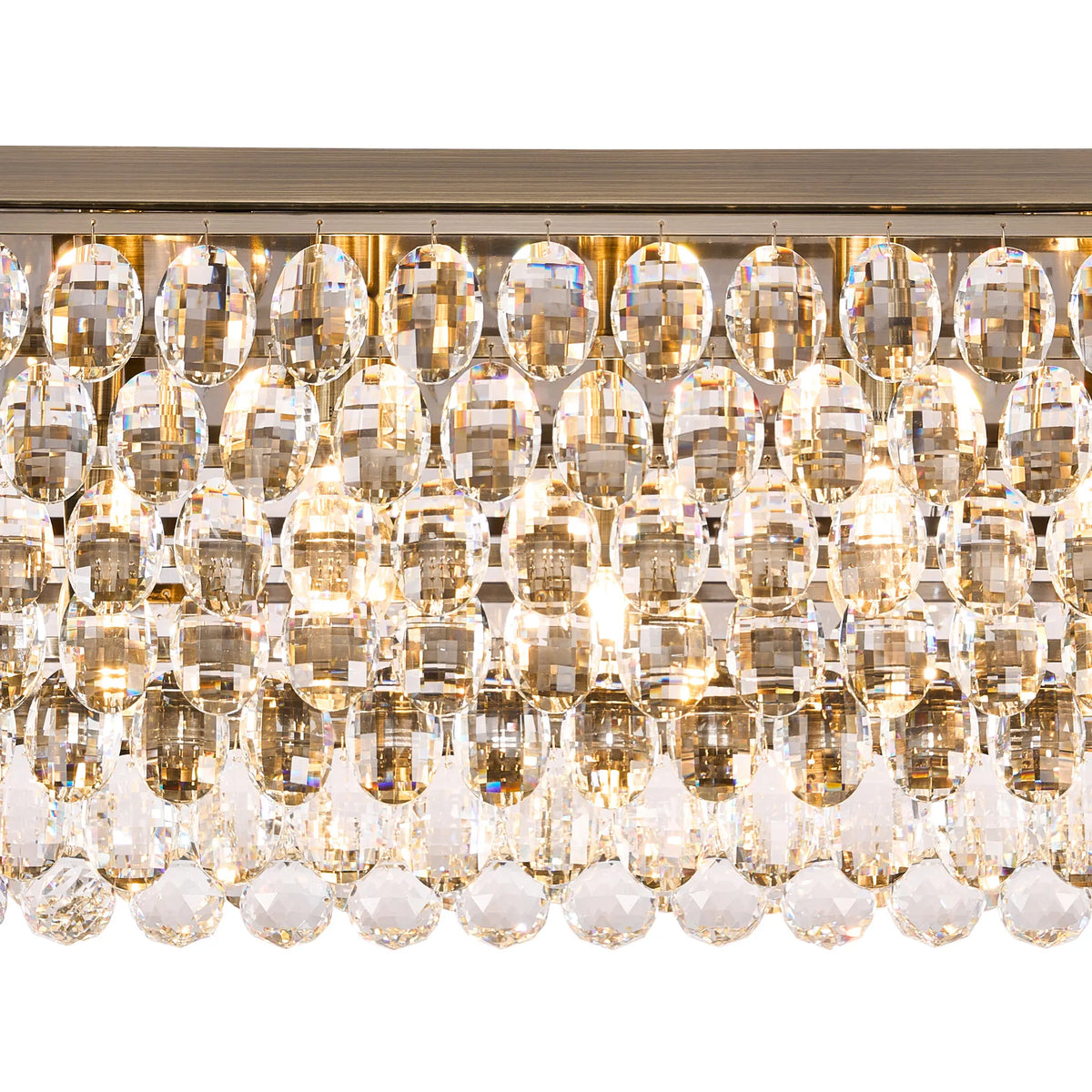 Orlune 97cm Linear Flush Chandelier