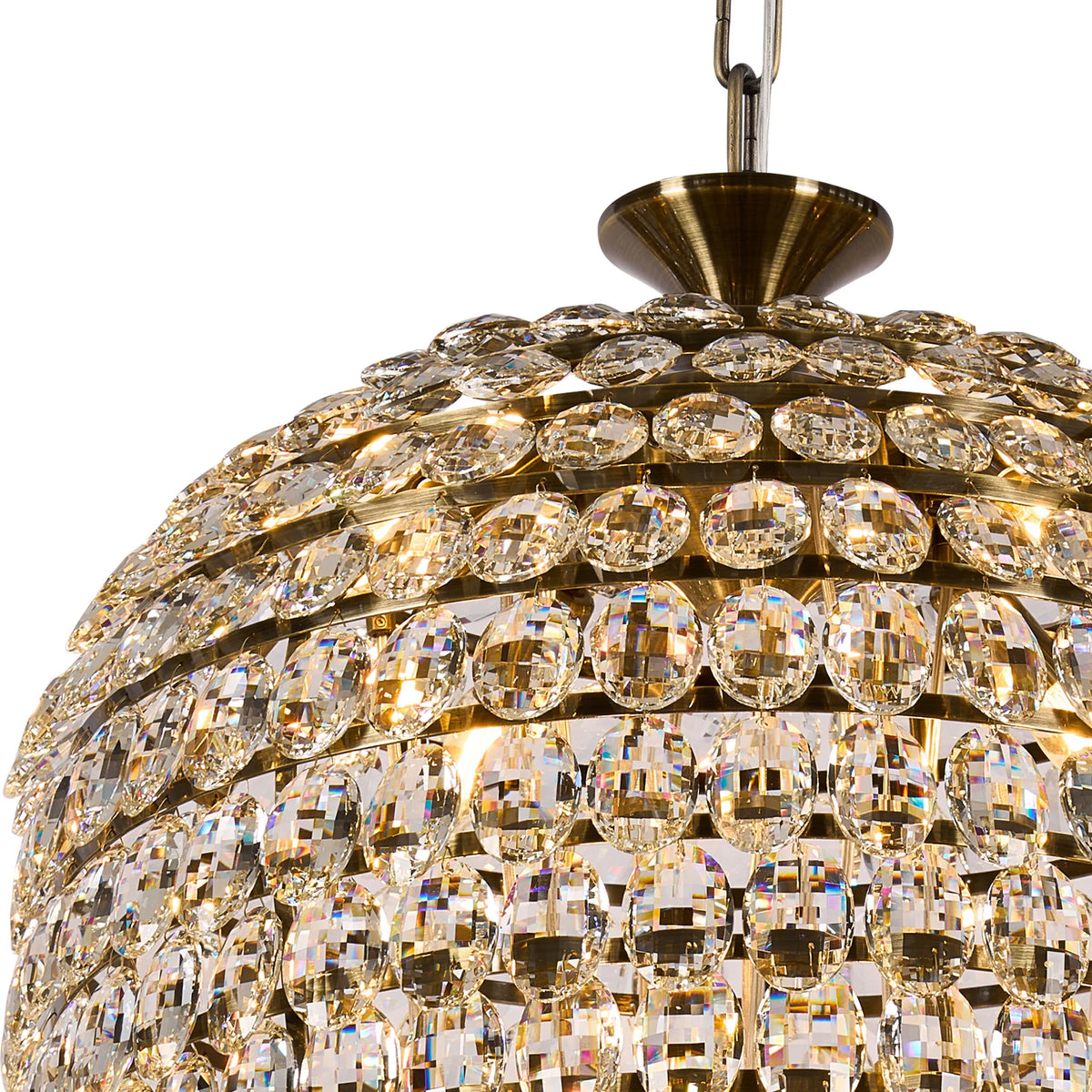 Orlune 60cm Tall Acorn Chandelier