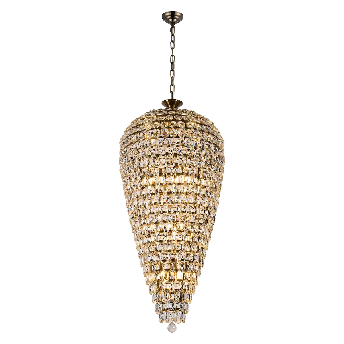 Orlune 60cm Tall Acorn Chandelier