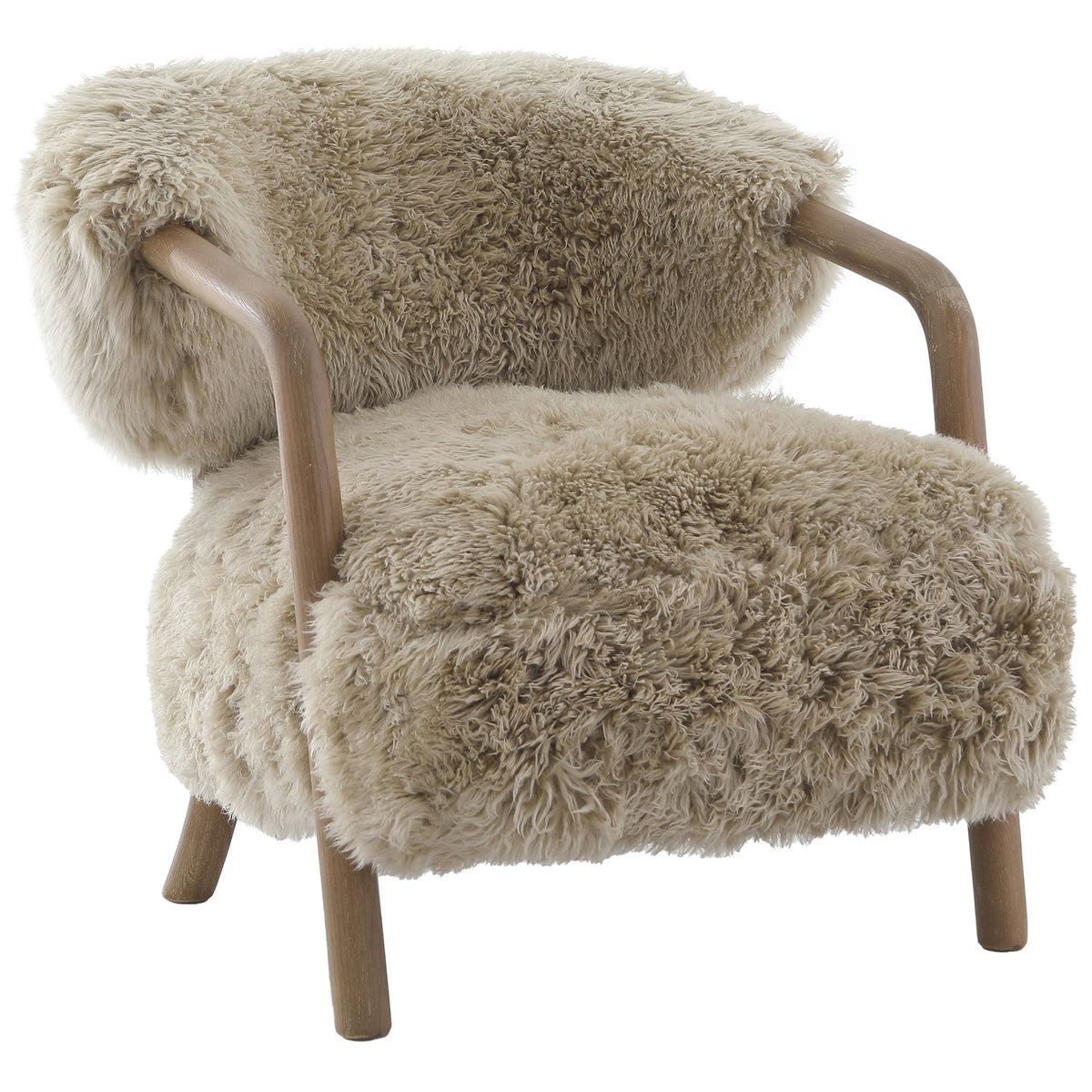 Trento Real Sheepskin Accent Chair