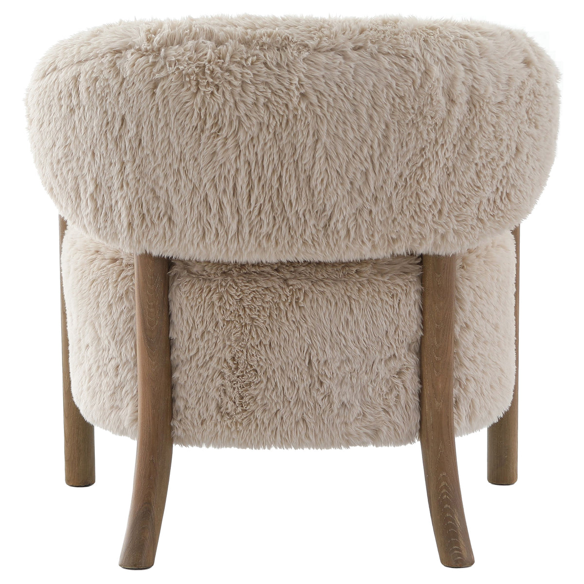 Trento Faux Sheepskin Accent Chair