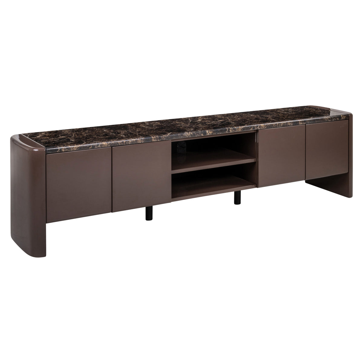 Ancona Chocolate Brown Media Unit
