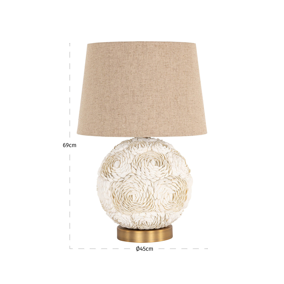 Jessamy White Table Lamp
