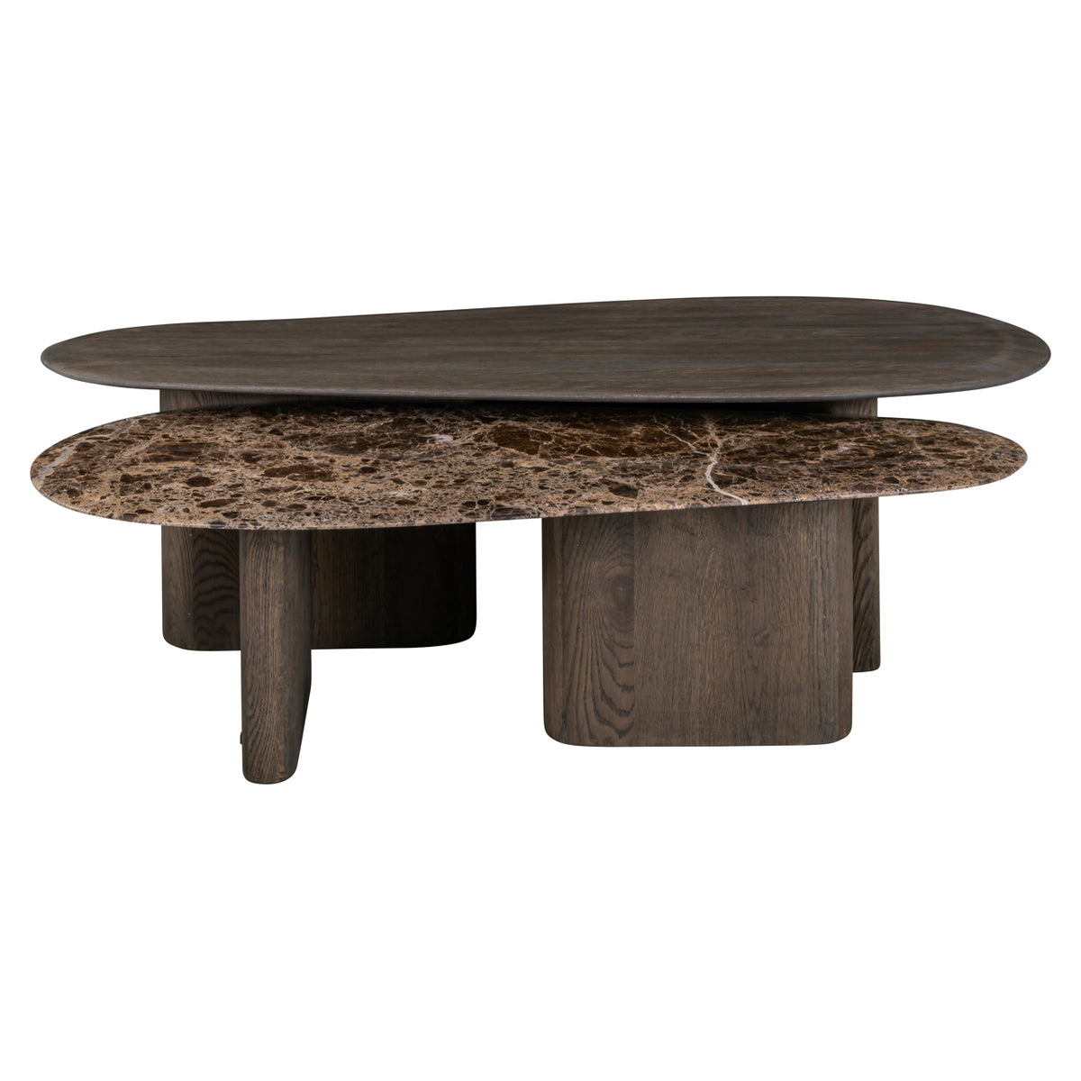 Castella Smoked Charcoal Coffee Table Set
