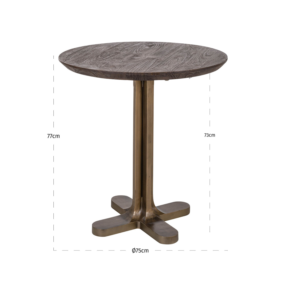 Ravello Dark Brown Bistro Table