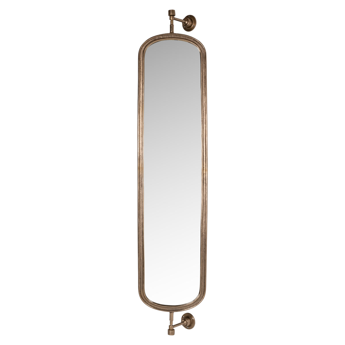 Hartley Antique Brass Mirror