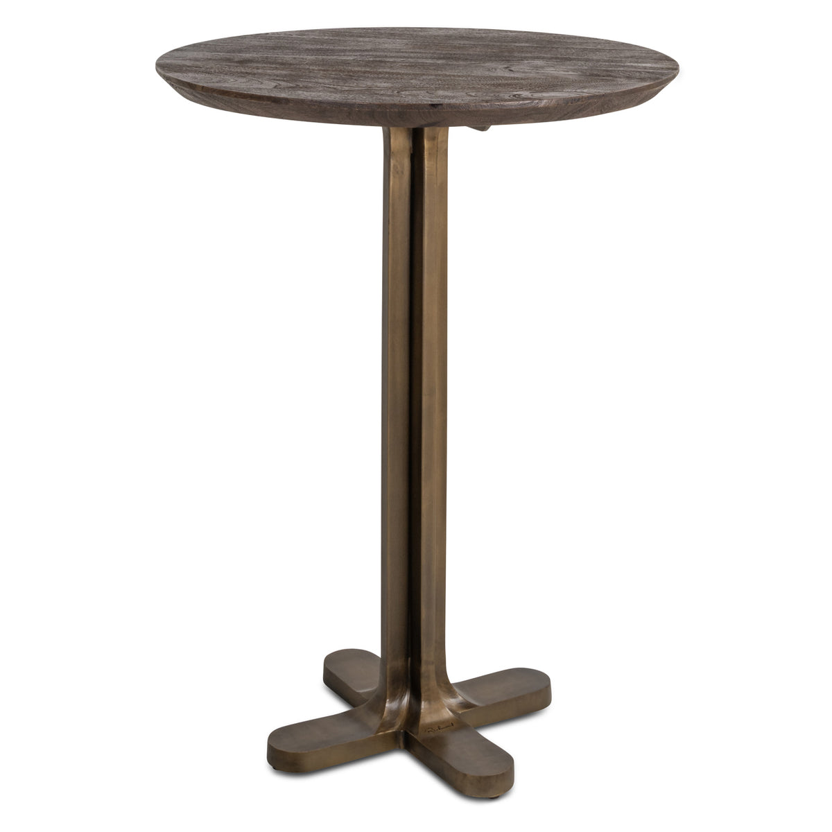Ravello Dark Brown Bar Table 80cm