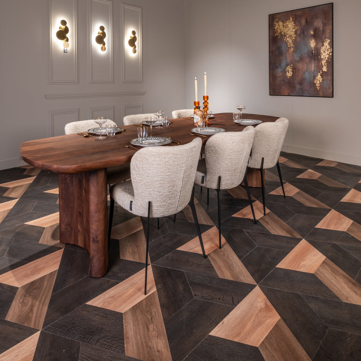 Bradley Spicebrown Dining Table 270cm