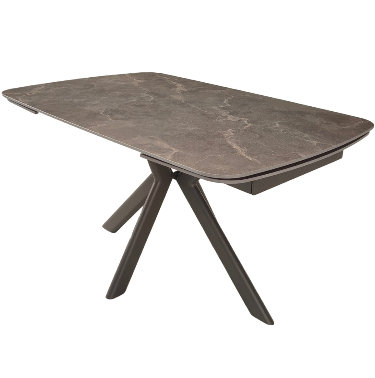 Modena Latte Stone Ceramic Extending Dining Table 140-200cm