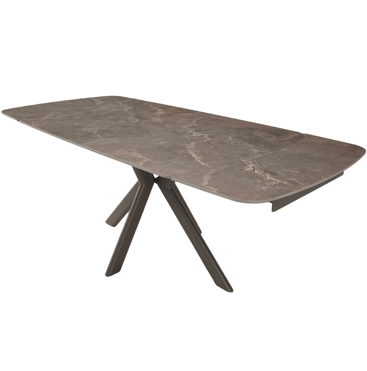 Modena Latte Stone Ceramic Extending Dining Table 140-200cm