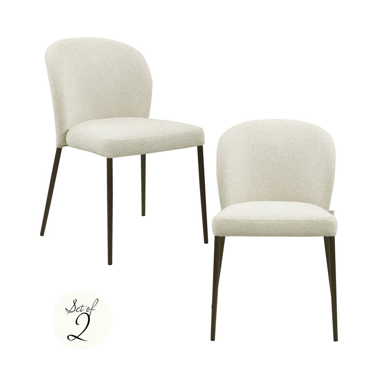 Stack Biscotti Dining Chair Set of 2