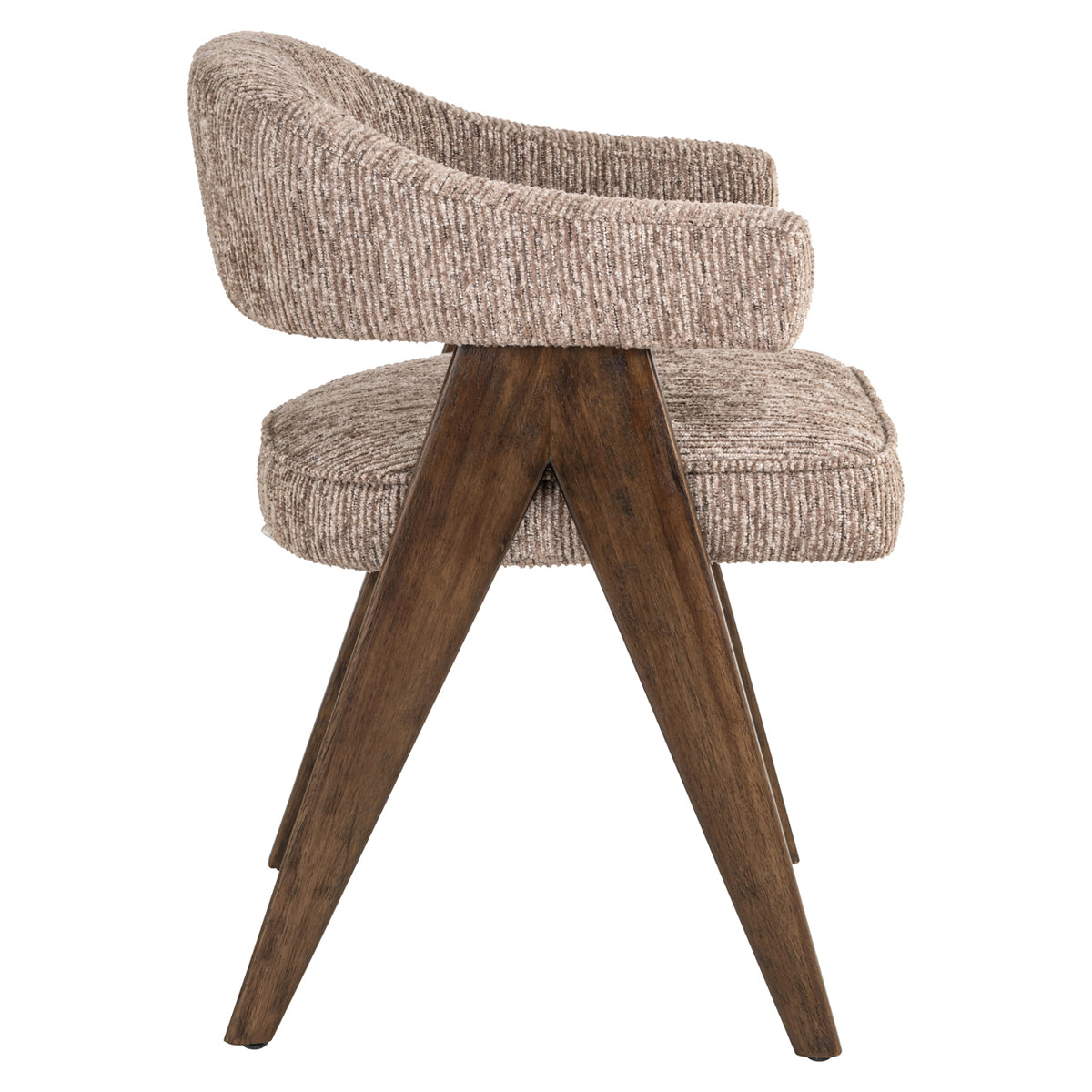 Moray Mocca Linear Dining Chair