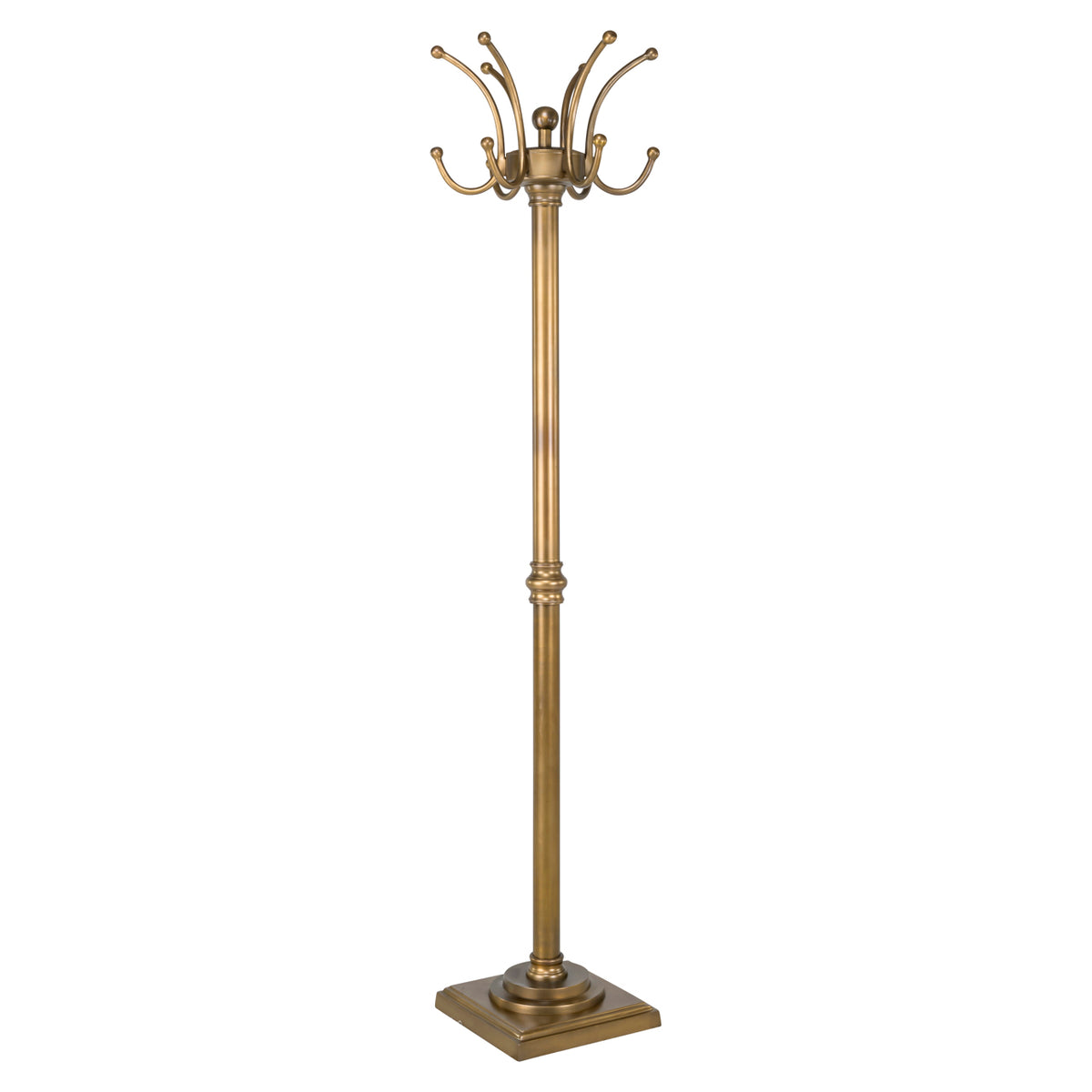 Darwen Antique Brass Coat Stand