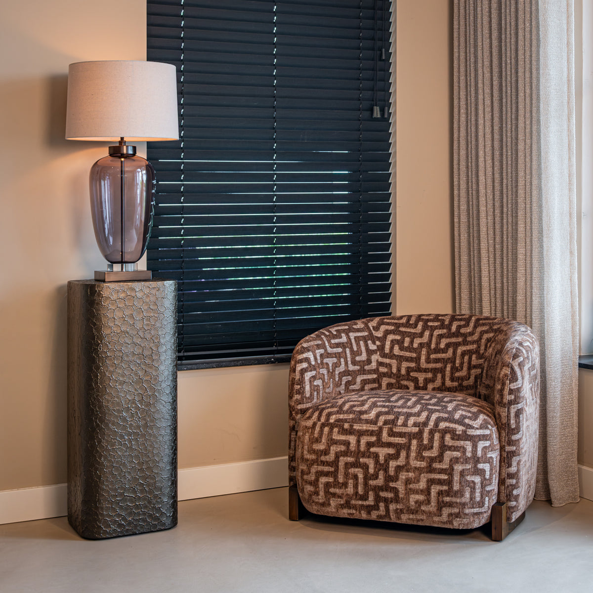 Harper Brown Labyrinth Occasional Chair