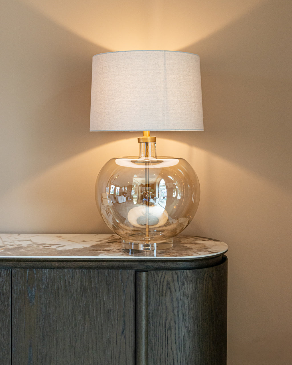 Jessie Amber Table Lamp