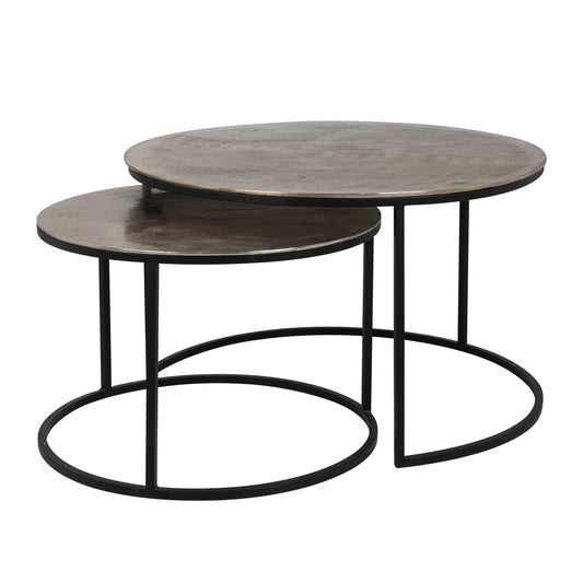 Ashton Champagne Gold Coffee Table Set
