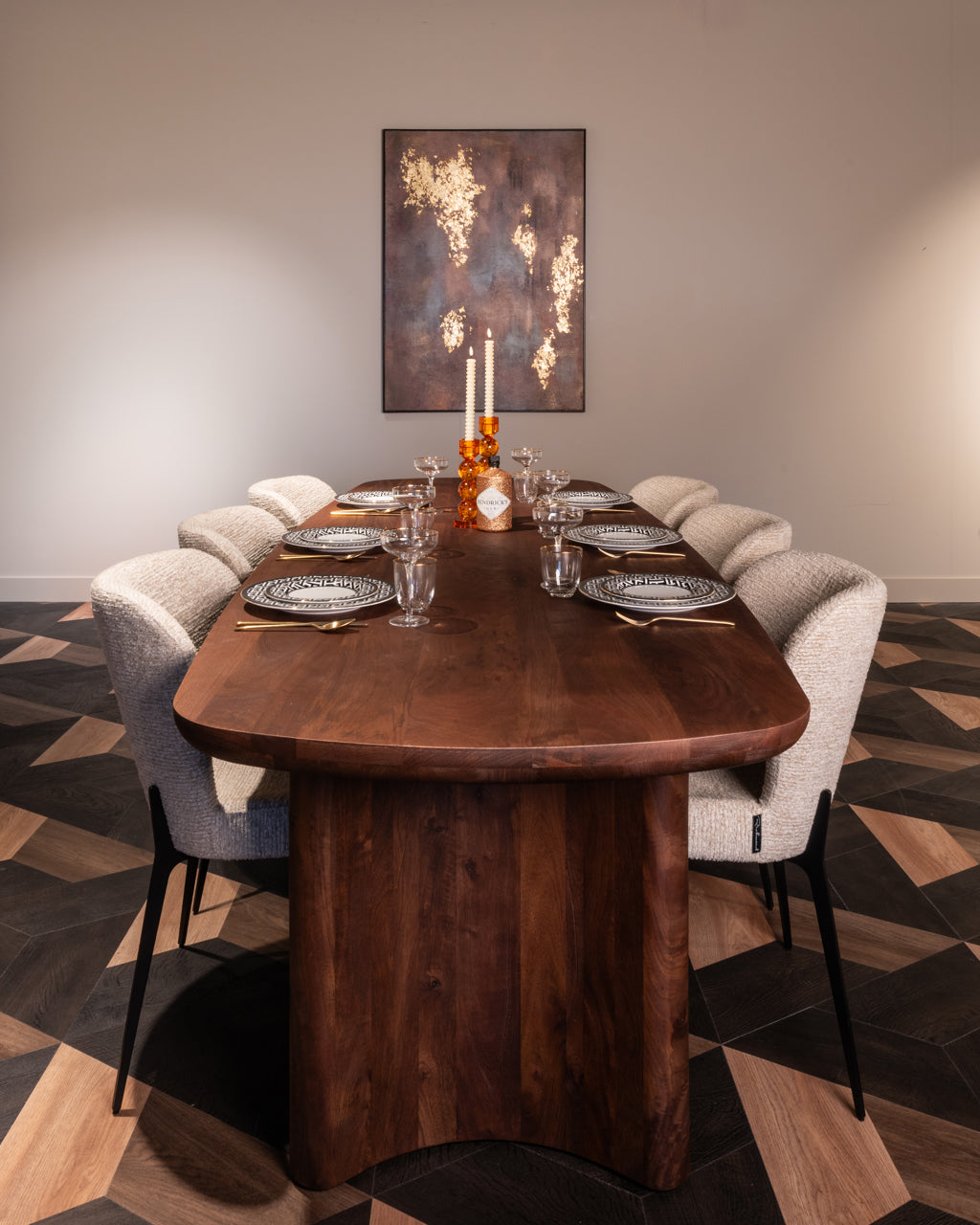 Bradley Spicebrown Dining Table 270cm