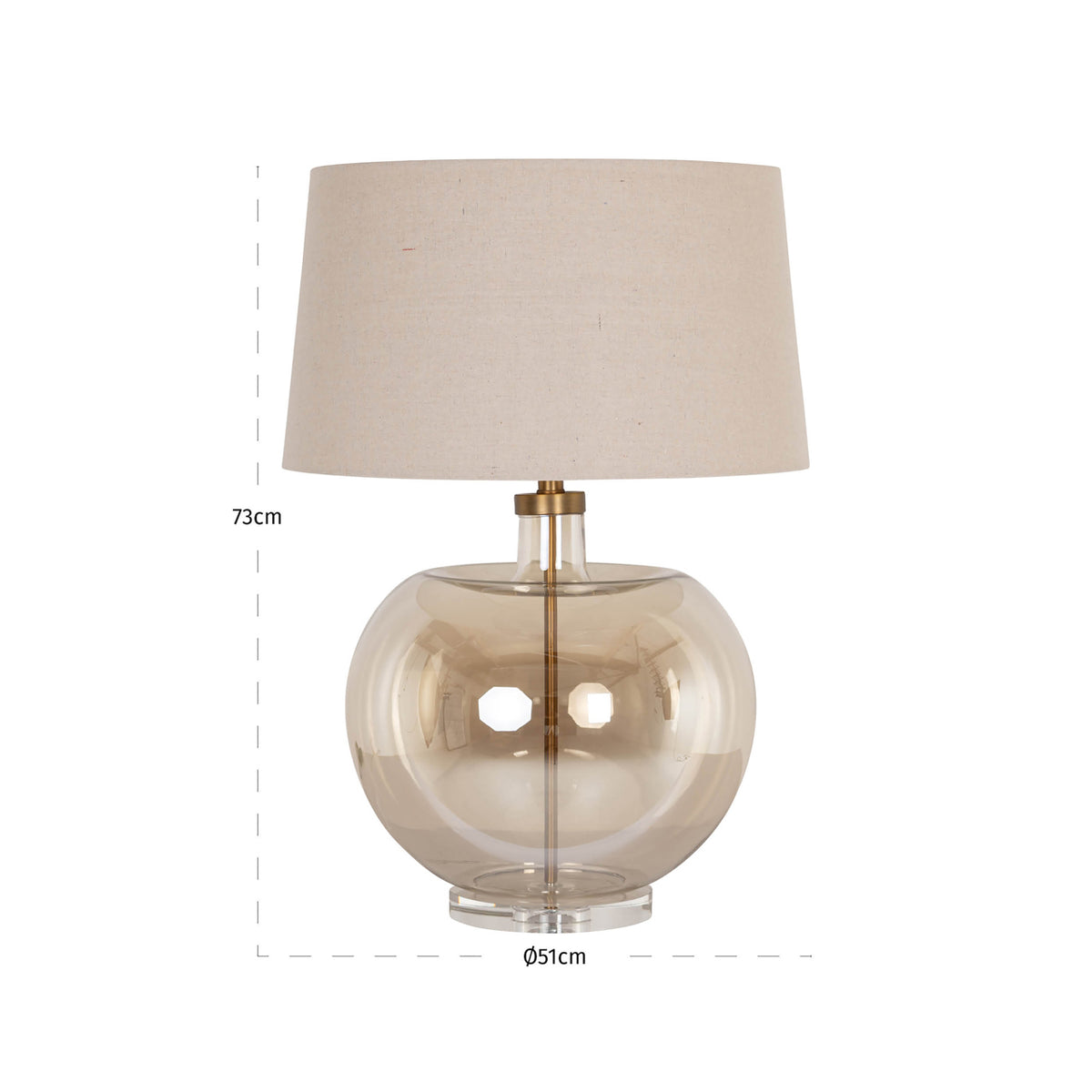 Jessie Amber Table Lamp
