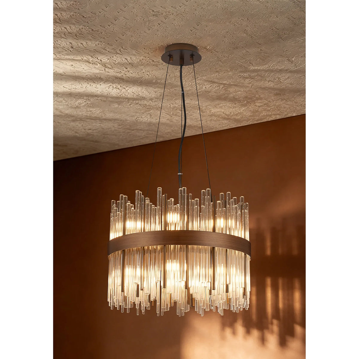 Talia 40cm Round Pendant