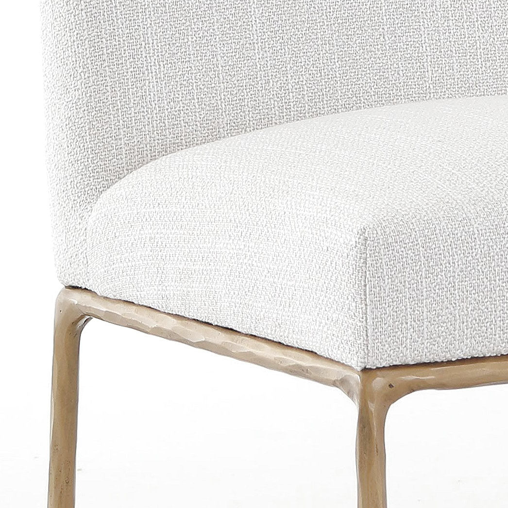 Bergamo Aged Brass Dining Arm Chair