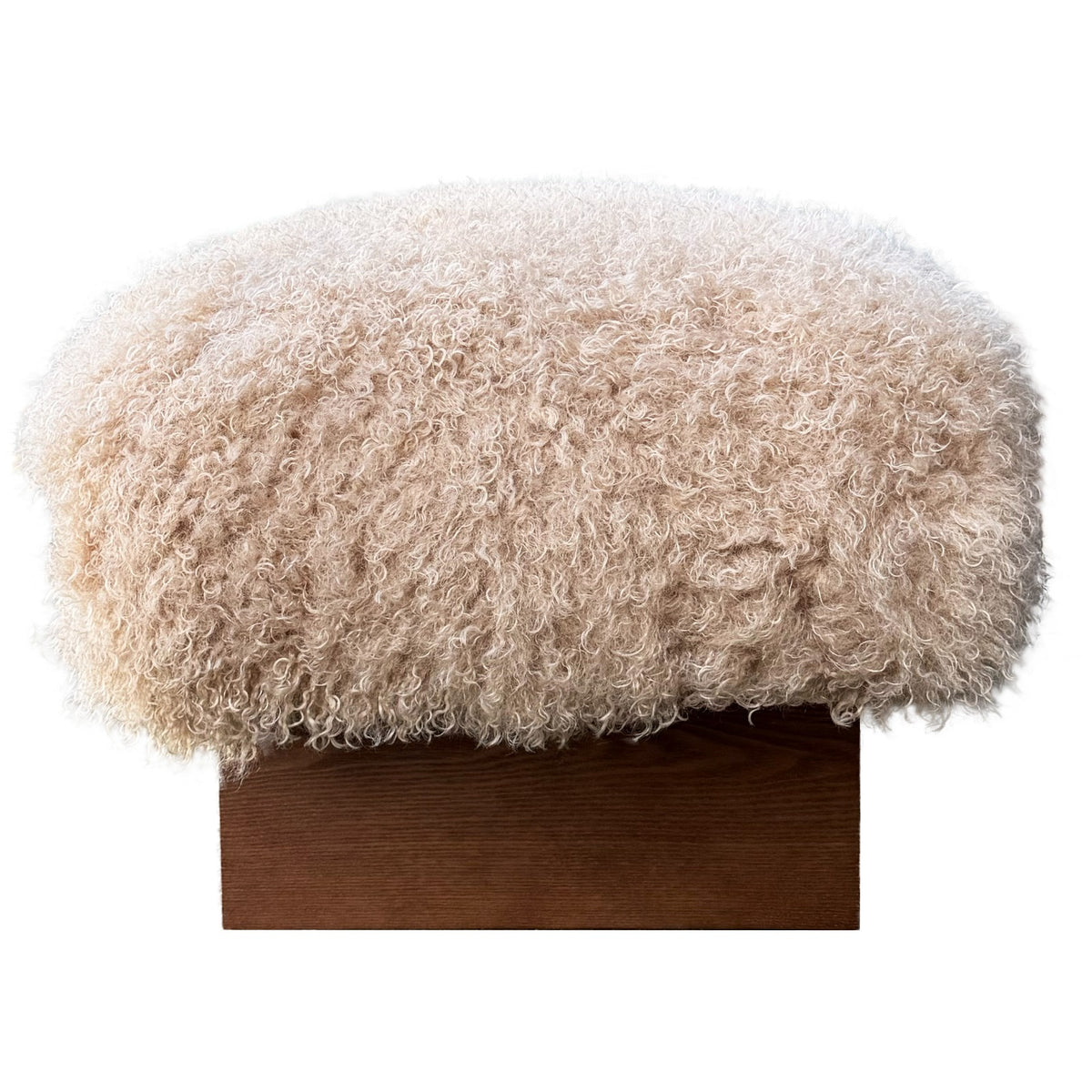 Bormio Faux Mongolian Fur Bench