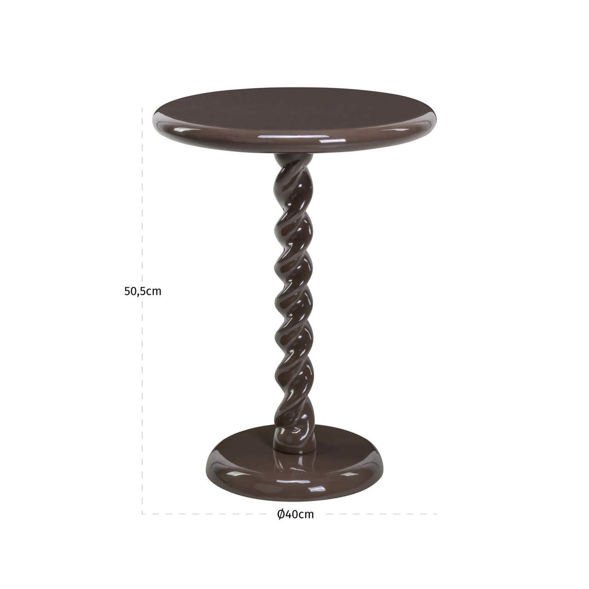 Cassian Chestnut Side Table