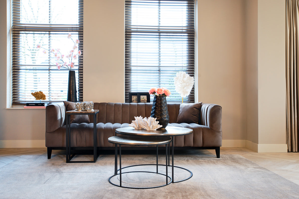 Ashton Champagne Gold Coffee Table Set
