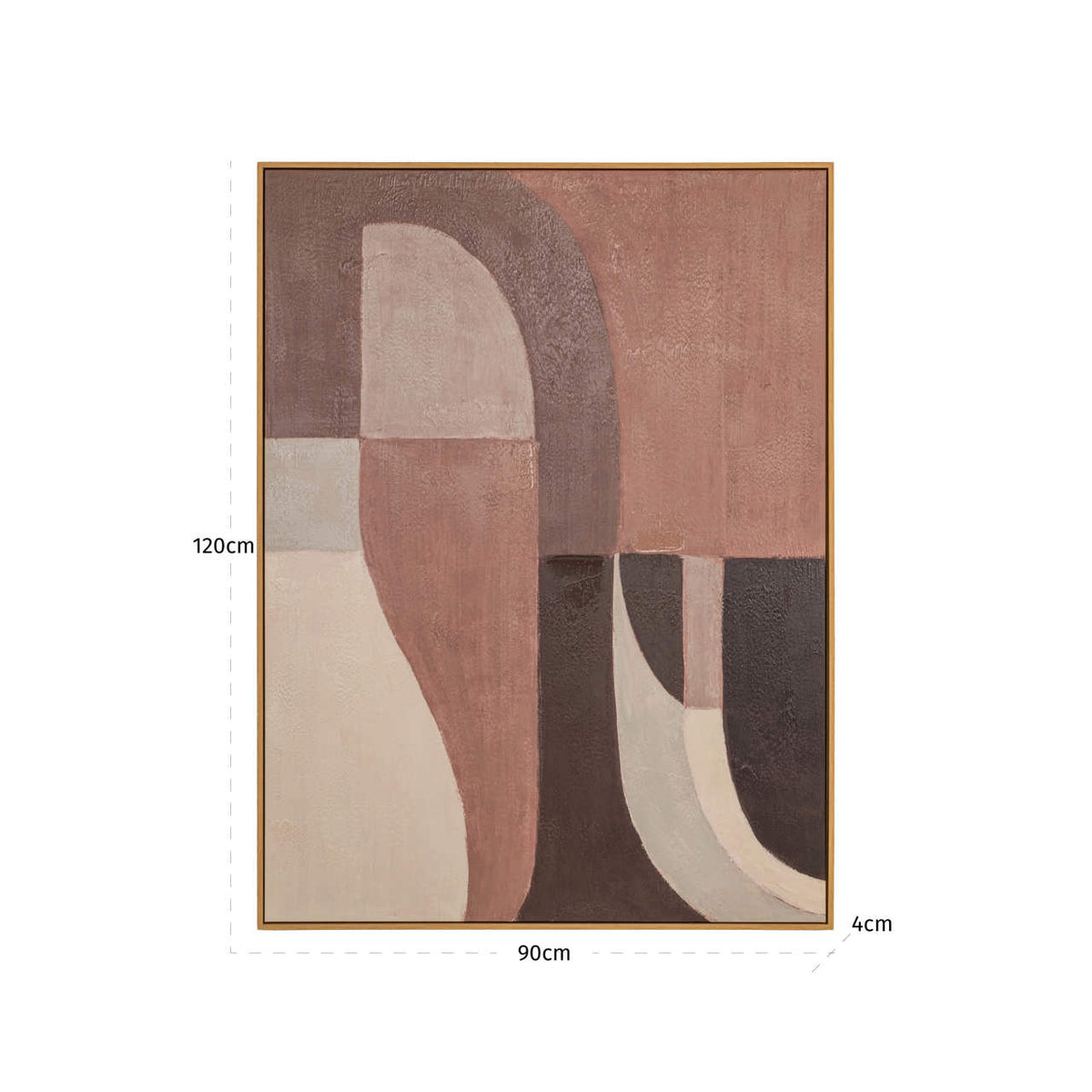 Tatum Left Brown Artwork