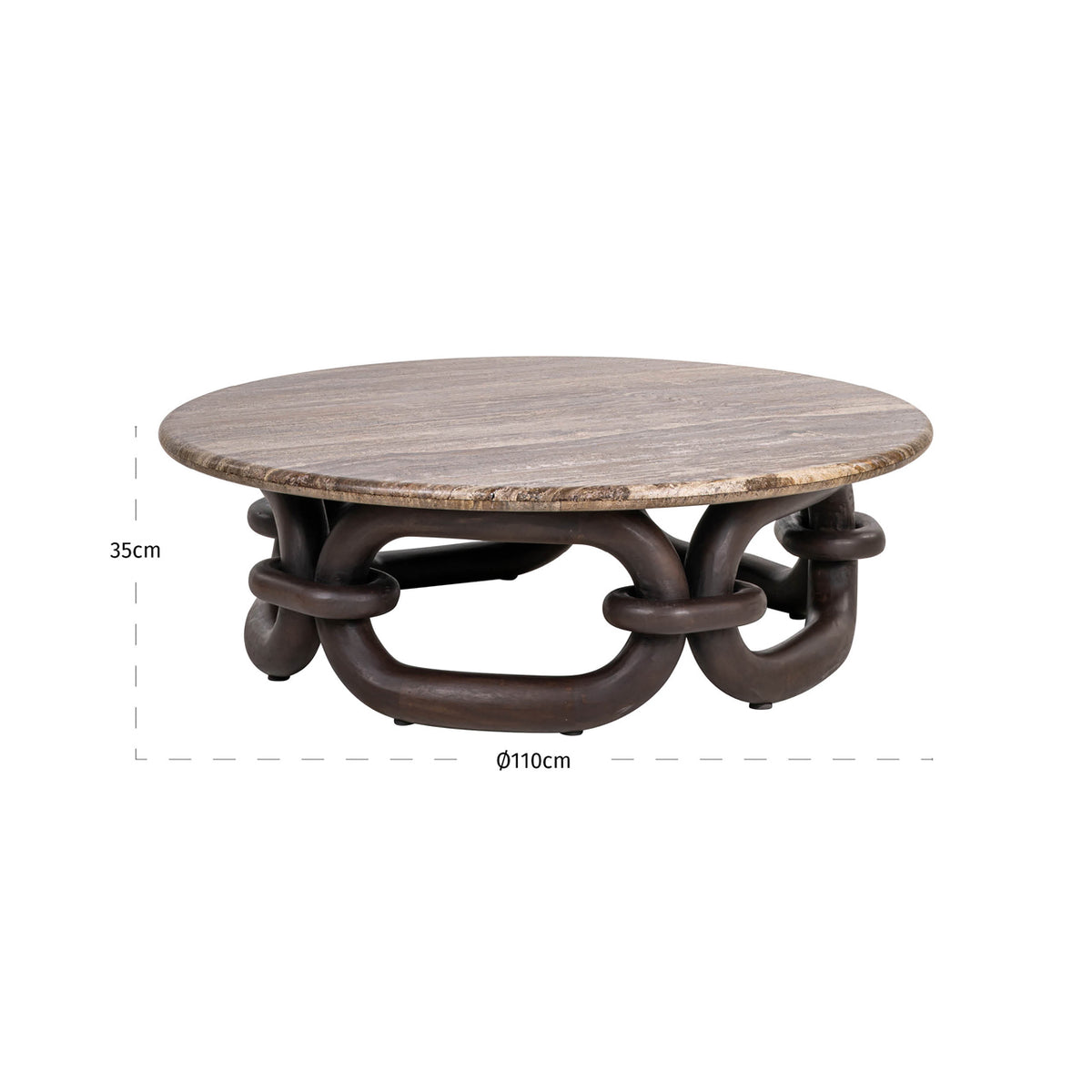 Chaucer Ash Brown Coffee Table