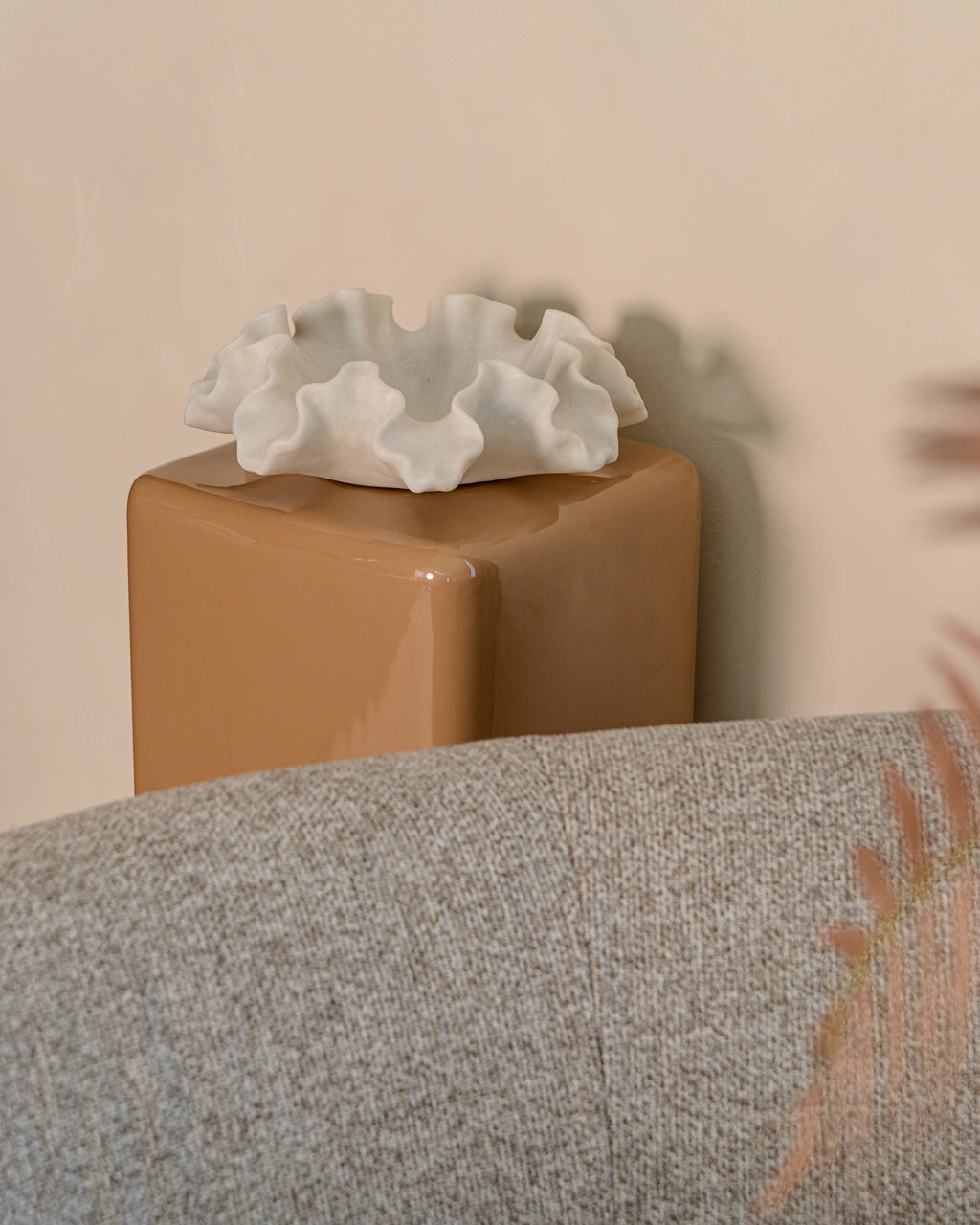 Clarice Mocha Mousse Pedestal Column