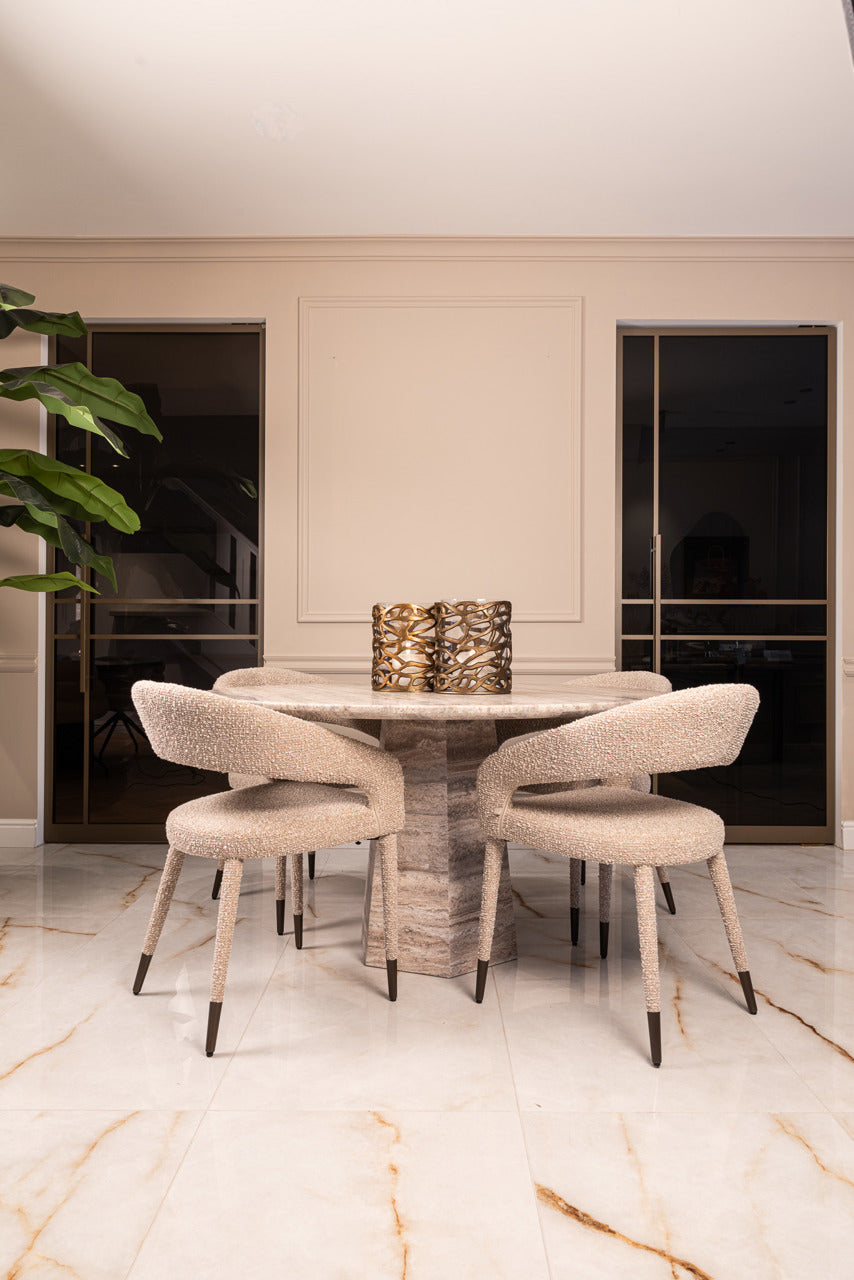 Weston Grey Dining Table 135cm