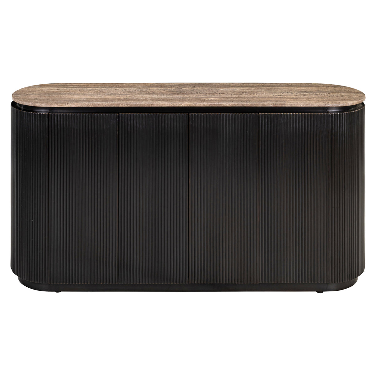 Russet Ash Brown 4 Door Sideboard
