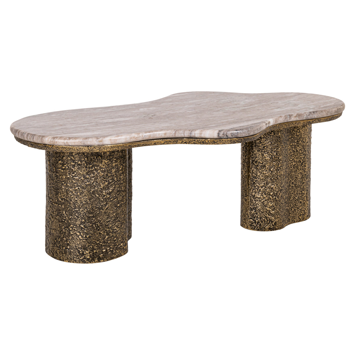 Arden Antique Brass Coffee Table