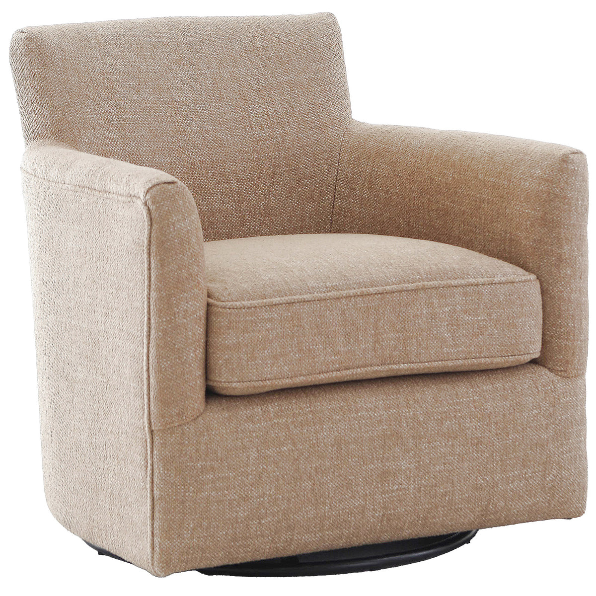 Fiora Camel Swivel Chair