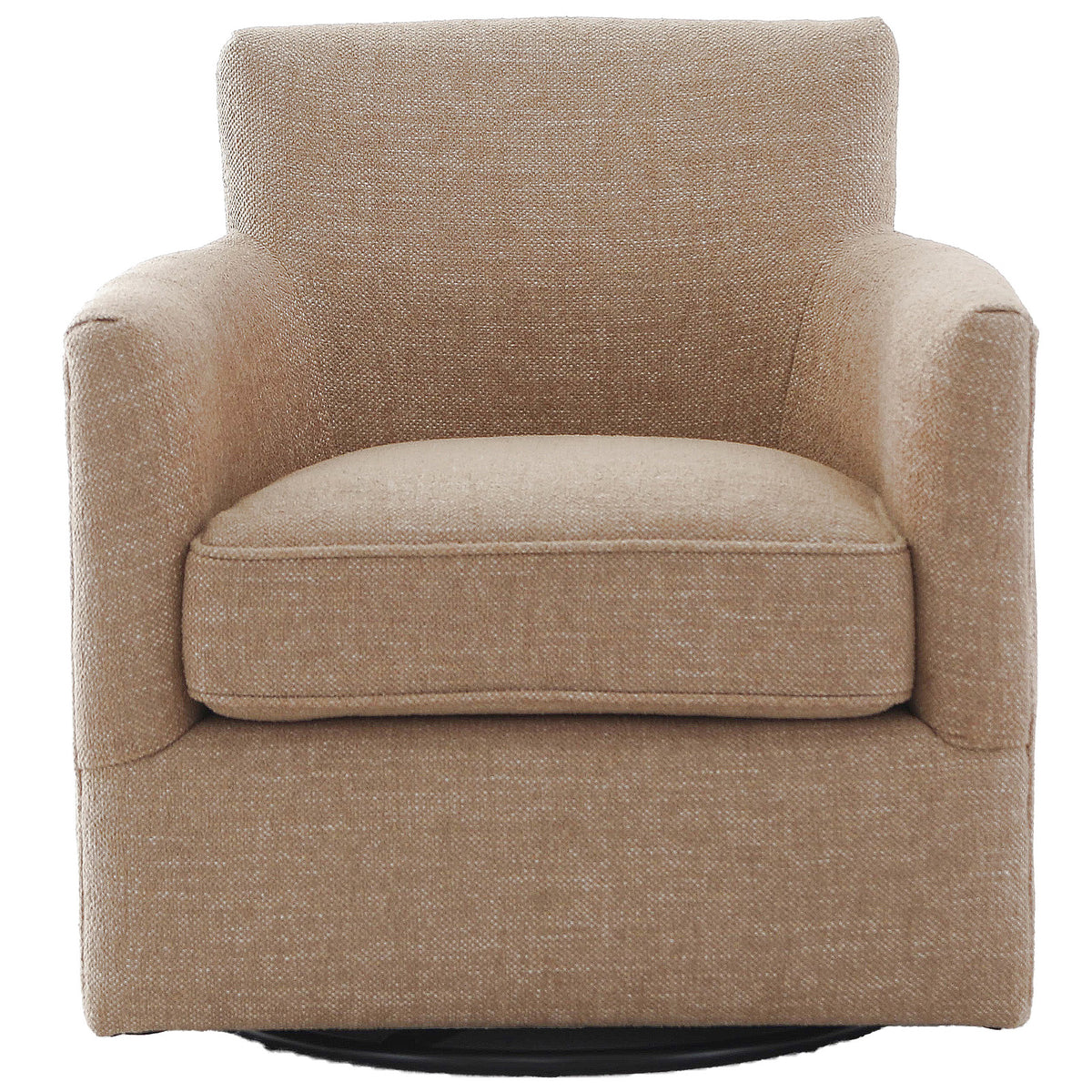 Fiora Camel Swivel Chair