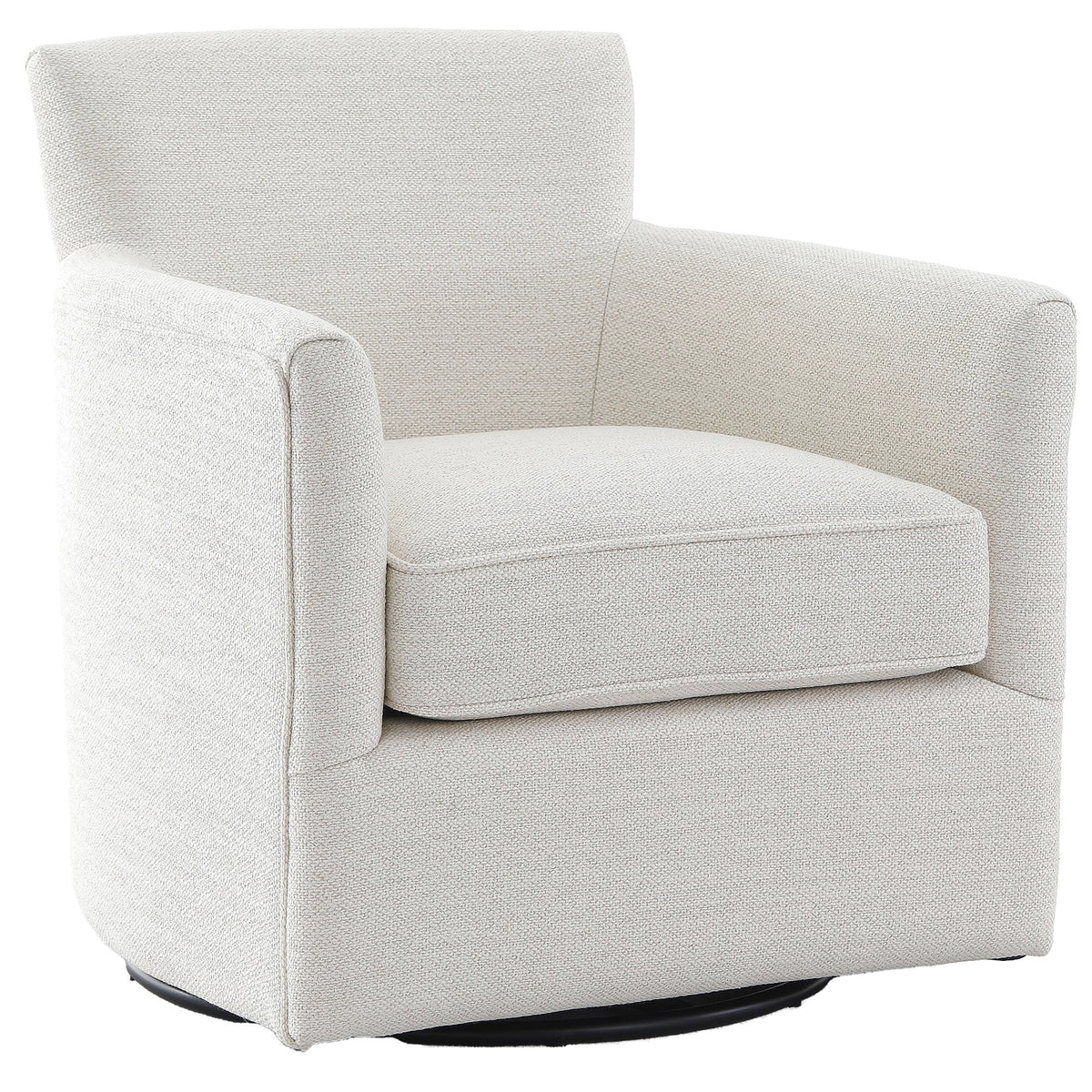 Fiora Off-White Swivel Chair