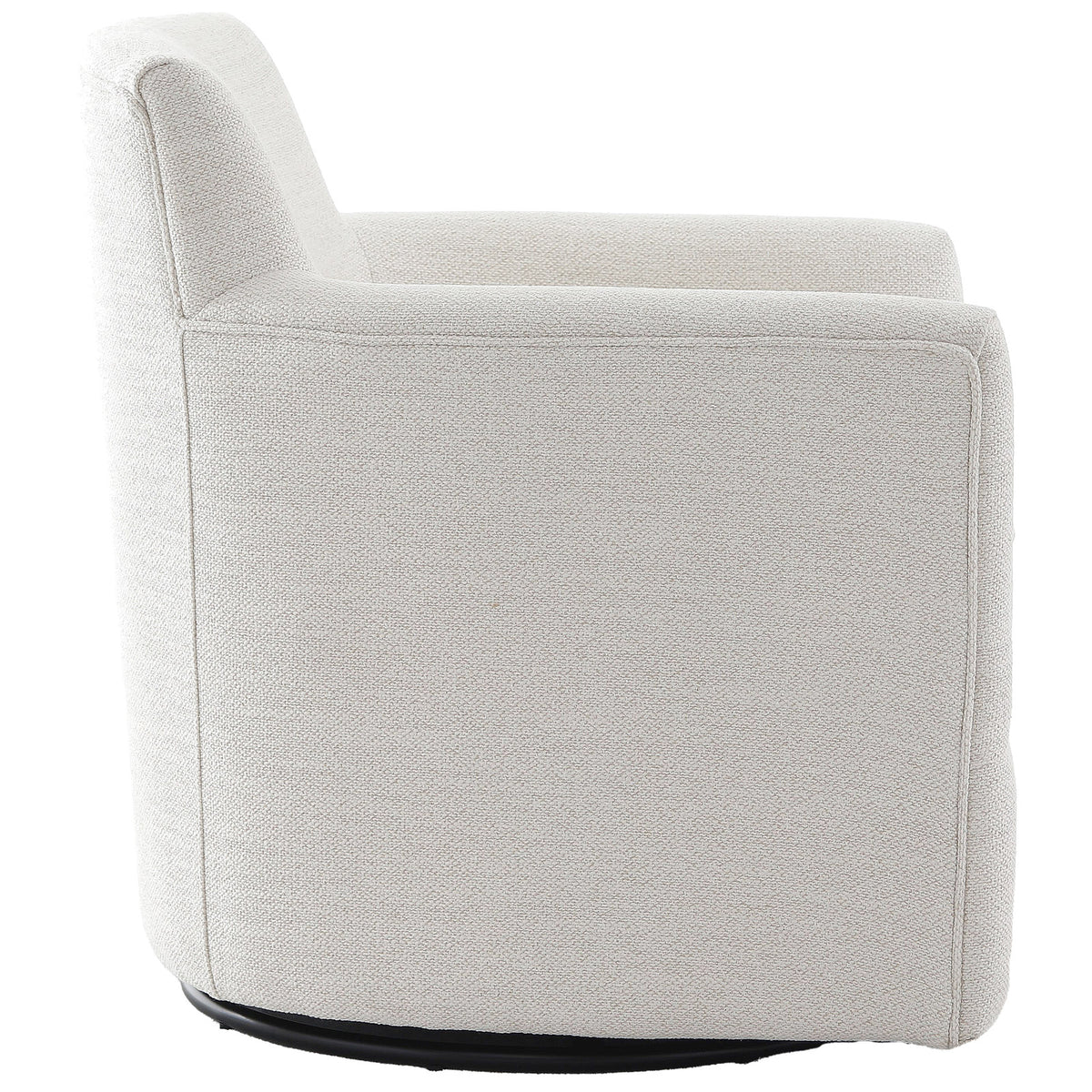 Fiora Off-White Swivel Chair